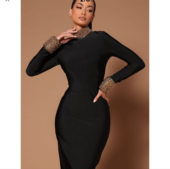 Embezzled maxi dress - Picture 2 of 3